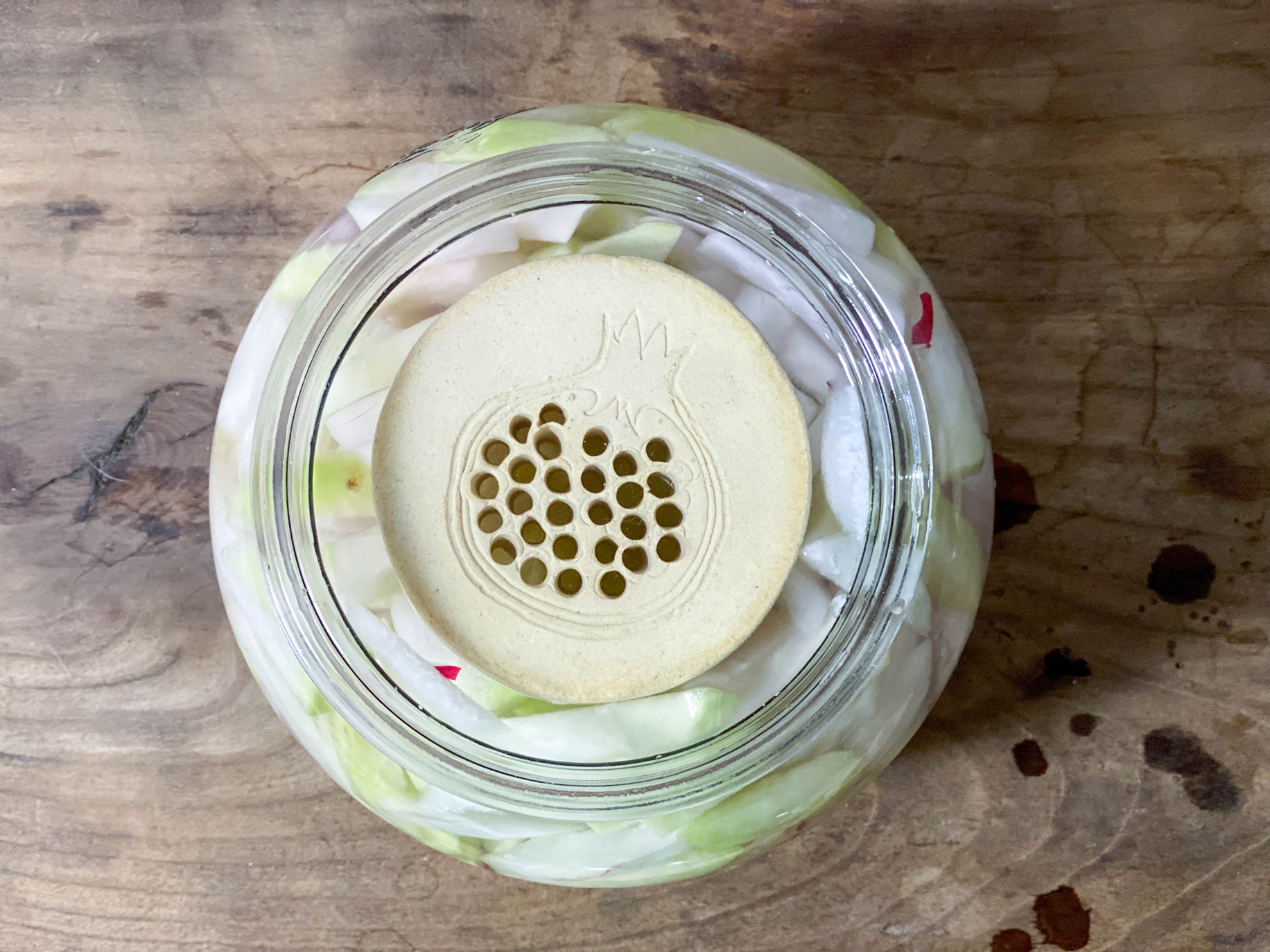 Fermentiergewichte Bunte KeramikGewichte zum Fermentieren Freiwillig Aufgesprungener